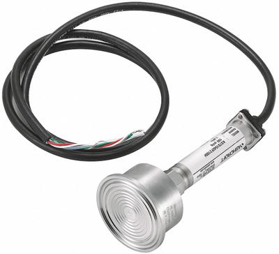 ASHCROFT Sanitary Pressure Transmitter: 1 1/2 in Triclamp, 30 to 0 to 30 in Hg/psi - Sanitary Pressure Transmitters with Cable & Wire Leads