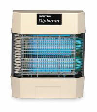 FLOWTRON Insect Killer: 1,200 sq ft Max Coverage Area, 80 W, 2 Lamps Included, 18 in Overall Ht (MPN FC7600). Key specifications — Housing Material: Plastic; Brand: FLOWTRON.