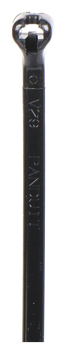 PANDUIT Cable Tie: 6 1/2 in Nominal Lg, 1 1/2 in Nominal Max. Bundle Dia., 0.09 in Wd - Fine Adjustment Cable Ties