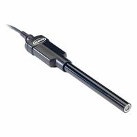 HACH Electrode: ISEF12101, Fluoride, 0.01 mg/L (5 x 10-7M) to 19 g/L (1 M) F⁻, 1 m Cable Lg. Key specifications — Manufacturer Part Number: ISEF12101; Product Type: Electrode; Junction: Annular PTFE; Test Parameters: Fluoride; Material: Plastic; Range: 0.01 mg/L (5 x 10-7M) to 19 g/L (1 M) F⁻.