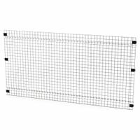 HUSKY RACK & WIRE Welded Wire Panel: 4 ft H x 8 ft W x 1 1/2 in D, Black, Powder-Coated (MPN V0804). Key specifications — attr1283297: Powder-Coated; attr1283316: Steel; attr1283313: Yes; attr1283333: HUSKY RACK & WIRE.