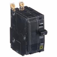 SQUARE D Miniature Circuit Breaker: 20 A, 120/240V AC, Single Phase, 10kA at 120/240V AC, 2 Poles (MPN QOB220). Key specifications — Phase: Single; Amps: 20 A; AC Voltage Rating: 120/240V AC; Max. AIR Rating: 10kA at 120/240V AC; For Use With: Square D NQOD Panelboards; Brand: SQUARE D.