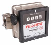 FILL-RITE Mechanical Flowmeter: 4-Digit Mechanical Fuel Transfer Meter, Aluminum, 1 1/2 in FNPT (MPN 901CN1.5). Key specifications — Display Type: Mechanical; Brand: FILL-RITE; O-Ring Material: Buna-N; Accuracy: +/-2%; Seal Material: Viton; Output Type: Standard Frequency Pulse; Unit Of Measure: Gallons.