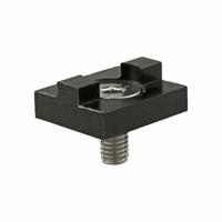 Tube Handle: 25 mm x 20.7 mm x 19.7 mm, 25 Series, Black, UHMW (MPN 25-2067). Key specifications — Brand: 80/20; Material: UHMW; Product Type: Sliding Door Glide; Includes Fasteners: Yes; System of Measurement: Metric; Locking Type: Non-Locking.