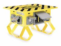 HUBBELL WIRING DEVICE-KELLEMS Power Distribution Box: Single Phase, 125/250V AC, 8 Outlets (MPN SBTL1A). Key specifications — Inlet Voltage Rating: 125/250V AC; Inlet Receptacle: Twist Lock 50A @ 125/250V AC; Brand: HUBBELL WIRING DEVICE-KELLEMS.