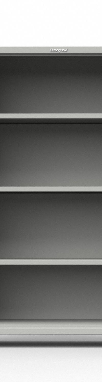 STRONG HOLD Storage Cabinet: 48 in x 24 in x 75 in - Industrial Clearview Shelf Cabinets