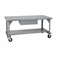 LITTLE GIANT Workbench: Fixed Ht, Steel, 60 in x 36 in, 3,600 lb Overall Load Capacity, Gray (MPN WW3660-HD-6PHFL). Key specifications — attr648202: LITTLE GIANT.