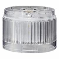 PATLITE Tower Light Module: Steady, 24V DC, White, 70 mm Overall Dia, 40 mm Overall Ht, LR7, LR7-E-C. Key specifications — Brand: PATLITE; Compatible with Series: LR7; Lens Color: White; Operating Voltage: 24V DC; Manufacturer Part Number: LR7-E-C.
