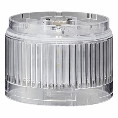 PATLITE Tower Light Module: Steady, 24V DC, White, 70 mm Overall Dia, 40 mm Overall Ht - Steady Light Modules