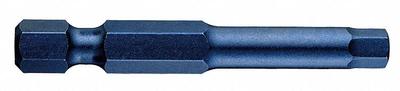 WESTWARD Power Bit: Power Bit, Imperial, Hex Head, 3/16 in Bit Industry Size, Std - Hex Impact Bits