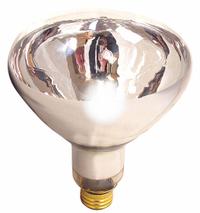 SATCO Incandescent Bulb: Incandescent, R40, Medium Screw (E26), 125 W Watt, 2700K, Clear, 120V AC (MPN S4750). Key specifications — Bulb Finish: Clear; Color Temperature: 2700K; Shatter-Resistant: No; Brand: SATCO; Voltage: 120V AC; Bulb Shape: R40.