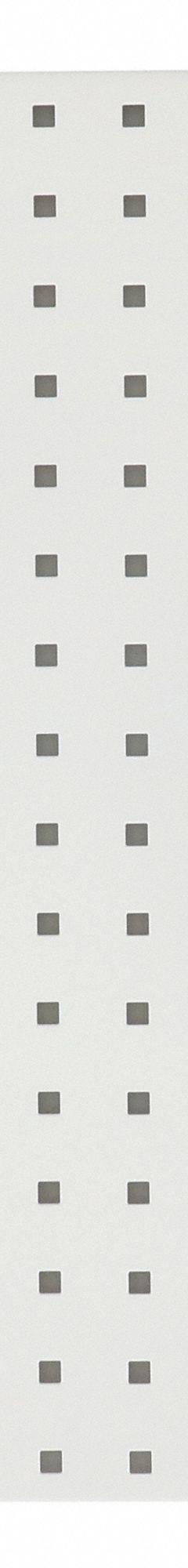 TRITON PRODUCTS Pegboard Panel: Square, 3/8 in Peg Hole Size, 24 in x 24 in x 9/16 in, Steel, White (MPN LB1-W). Key specifications — Material: Steel; Finish: Epoxy Coated; Peg Hole Shape: Square; Includes: Mounting Hardware; Color: White; Brand: TRITON PRODUCTS.