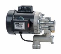 GPI Electric Drum Pump: Pump with Hose & Nozzle, 2/5 hp HP, 12 V DC, 4 gpm, 813 SUS Max. Viscosity (MPN L5116). Key specifications — Brand: GPI; Suction Tube Material: PP.