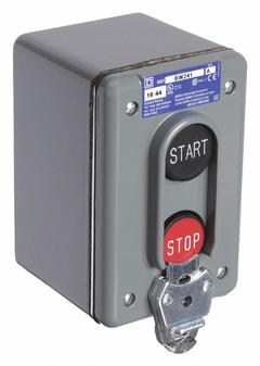 SQUARE D Control Station: 0 Pilot Lights, 1NO/1NC, Start/Stop, No Operator, (2) Momentary (MPN 9001BW241). Key specifications — Brand: SQUARE D; Operator Legend: Start/Stop; Operator Color: Black; Operator Configuration Type: No Operator.