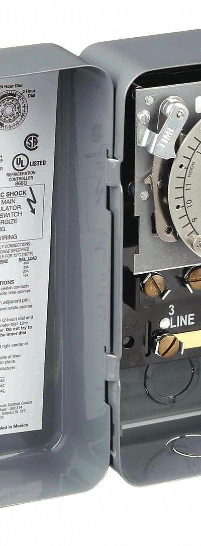 PARAGON Defrost Control Timer: Mechanical - Enclosed Electromechanical Defrost Timer Switches