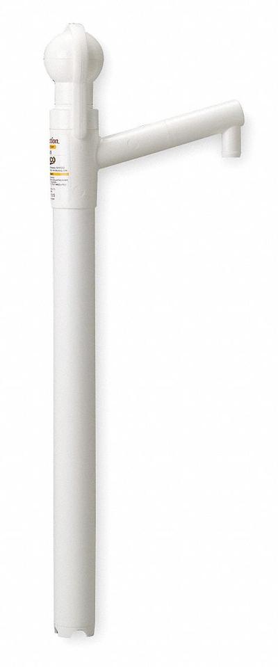 TRICO Hand Pump: Lever, Pump with Spout, Plunger, Polyethylene/Polypropylene - Down-Stroke Sanitary Drum Pumps