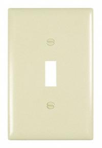LEGRAND Wall Plate: Toggle, 1 Gang, Brown, Jumbo Size (MPN TPJ1). Key specifications — Brand: LEGRAND; Material: Nylon.