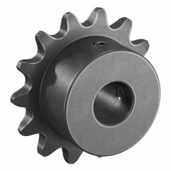 TSUBAKI Single Strand Sprocket: 35, For 3/8 in Chain Pitch, 1/2 in Bore Dia, 14 Teeth, Steel (MPN 35B14F-1/2). Key specifications — Brand: TSUBAKI.
