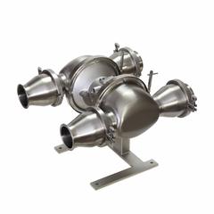 GRACO Double Diaphragm Pump: Stainless Steel, 4 in, Flange, 90 gpm, 289 ft Max. Head, SS Valve (MPN SP4F.0072). Key specifications — Brand: GRACO; Check Valve Material: SS; Seat Material: SS; Diaphragm Material: Buna w/ Santoprene Backing.