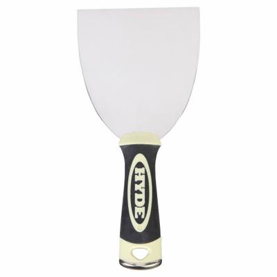 HYDE Joint Knife: Bld. Mat. Carbon Steel, Hdl. Mat. Polypropylene/TPE - Standard Spreading Tools