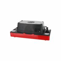 ASURITY Low Profile Condensate Pump: 230V AC, 5/16 gal Tank, 1/16 hp, 2.2 gpm, 22 ft Max. Head (MPN CP-22LP-230). Key specifications — Nameplate Voltage: 230V AC; Brand: ASURITY; Alerts Indicated: High Water; Included Accessories: Safety Switch; Plenum Rated: No.
