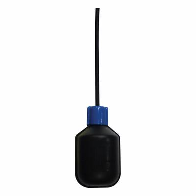 SJE-RHOMBUS Float Switch: Narrow-Angle, Normally Open (Pump Down), 125V AC, 1 A, 2-Wire - General-Purpose Tether Float Switches