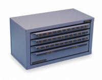 HUOT Reamer Dispenser: 38 Compartments, For 1/16 in to 1/2 in by 64ths Reamers (MPN 13410). Key specifications — attr1302018: HUOT.