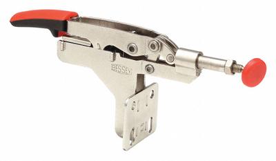 BESSEY Straight Line Clamp: Front Base Mounting, Std Horizontal Handle, M6 - Auto-Adjusting Straight-Line Toggle Clamps