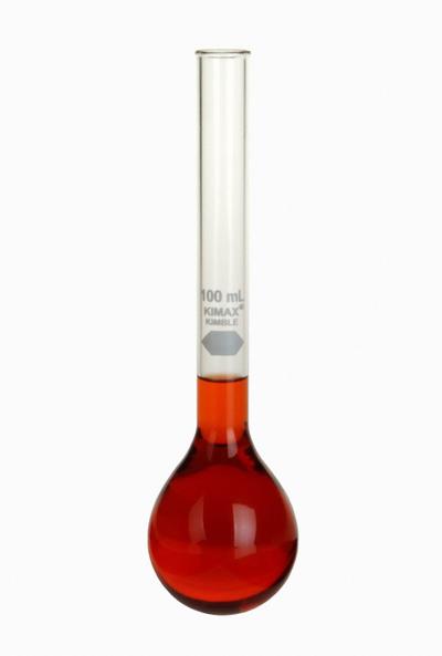 KIMBLE Kjeldahl Flask: 100 mL, Colorless, Conical, A - Glass Kjeldahl Flasks