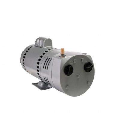 GAST Compressor/Vacuum Pump: 0.75 hp, 3 Phase, 208 to 230V AC/380 to 460V AC - Rotary Vane Compressor/Vacuum Pumps with Motors