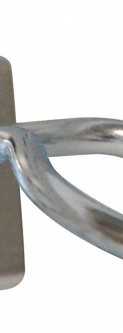 TRESTON Single Ring Tool Holder: 2 3/4 in x 9 3/8 in x 1 3/4 in, 1 Hooks, Screw-In, Surface, Silver (MPN 831433-51). Key specifications — Mounting Type: Surface; Includes: Bolts; Finish: Zinc-Plated; Color: Silver; Accessory Type: Single Ring Toolholder; Locking System: Screw-In; Material: Steel; Brand: TRESTON.