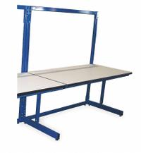 PRO-LINE One Sided Configurable Workstation: Adj Ht, Laminate, 72 in x 30 in, Blue (MPN B7230SAC). Key specifications — Unit Type: Starter; Brand: PRO-LINE.