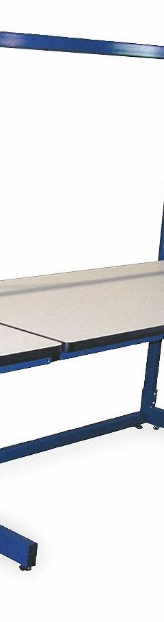 PRO-LINE One Sided Configurable Workstation: Adj Ht, Laminate, 72 in x 30 in, Blue (MPN B7230SAC). Key specifications — Unit Type: Starter; Brand: PRO-LINE.