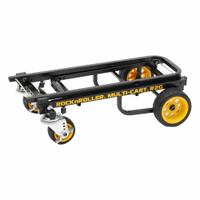 ROCK N ROLLER Convertible Hand Truck: 350 lb as Hand Truck, Dual-Loop, Black/Yellow, Flat-Free Steel (MPN R2G). Key specifications — attr1344968: Black; attr1344907: ROCK N ROLLER.