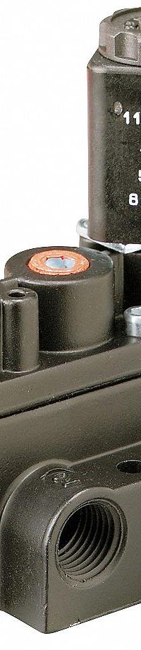 ARO Solenoid Air Control Valve: Alpha, Four-Way / Two-Position, 12V DC, 1/4 in Female NPT, 150 psi (MPN A212SS-012-D). Key specifications — attr1092969: Non-Locking; attr1086920: A212SS-012-D; attr1092977: Spring Return.