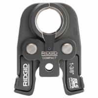 RIDGID Cordless Press Tool Jaw: 1 3/8 in Pipe, Copper, For RLS Press, Compact Tool Types (MPN 55148). Key specifications — attr518763: 1-3/8 in; attr518773: Jaw; attr518762: Copper; attr518771: Steel; attr518761: RLS Press; attr518760: RIDGID.