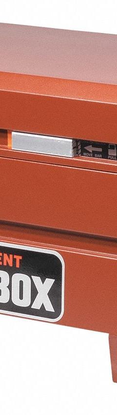 CRESCENT JOBOX Jobsite Box: 20 in W x 30 in D x 19 3/4 in H, 5 cu ft, Padlock, Brown (MPN 2-651990). Key specifications — attr1116233: Brown; attr1116253: CRESCENT JOBOX; attr1222022: Padlock - Lock not included.