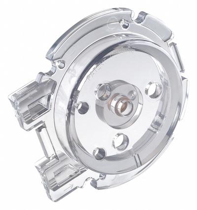 STENNER Pump Head Cover: Mfr Part # QP10A-1, Polycarbonate - Pump Head Service Kits & Repair Parts