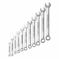 WESTWARD Combination Wrench Set: Alloy Steel, Chrome, 11 Tools, 15° Head Offset Angle, Offset (MPN 4PL86). Key specifications — attr309520: Chrome; attr309519: Alloy Steel; attr324929: WESTWARD; attr309512: Holder; attr309522: No; attr309533: No.