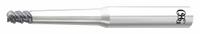 OSG Corner Radius End Mill: Carbide, WXS Coated, 3 Flute, 10 mm Mill Dia, 15 mm LOC, 2 mm Rad (MPN 3098042)