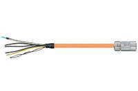 READYCABLE Servo Cable: Basic Cable, 40 ft Lg, For Allen-Bradley, Similar To 2090-CSBM1DG-10AF, PUR (MPN MAT9851750-40). Key specifications — Cable Jacket Color: Orange; Conductor Configuration: (4xAWG10 (6.0))+(2xAWG17 (1.0))+(1PRxAWG22(0.34)); Brand: READYCABLE; Cable Jacket Material: PUR.