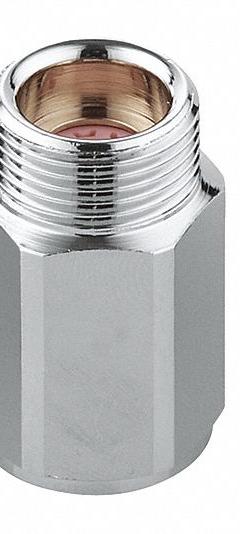 GROHE Water Saving Kit: Universal, Compatible Product Type Bathroom and Kitchen Faucets (MPN 48186000). Key specifications — Brand: GROHE; Product Type: Low Solution Kit; Compatible Product Type: Bathroom and Kitchen Faucets; Includes: (2) Flow Reducers for Each Water Supply; Compatible Series: Universal.