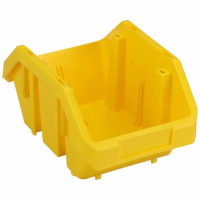 QUANTUM STORAGE SYSTEMS Cross-Stacking Bin: 6 5/8 in x 9 1/2 in x 5 in, Yellow - Cross-Stacking Plastic Bins