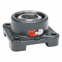 MOLINE BEARING 4 Bolt Flange Bearing: Spherical Roller, 2 1/2 in Bore, Cast Iron, Concentric Collar (MPN 29611208). Key specifications — Bore Type: Cylindrical; Brand: MOLINE BEARING; Lubricant Material: LC-2 Lithium Complex Grease; Mounting Bolt Size: 5/8 in; Split Housing: Not Split; System of Measurement: Inch.