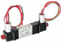 AVENTICS Solenoid Air Control Valve: Series L2, Double Solenoid, Five-Way / Three-Position, 24V DC (MPN L23XX652BP00061). Key specifications — attr1077526: L23XX652BP00061; attr1077536: Closed; attr1077589: Non-Locking; attr1077598: Solenoid Air Control Valve; attr1077600: Solenoid Return.