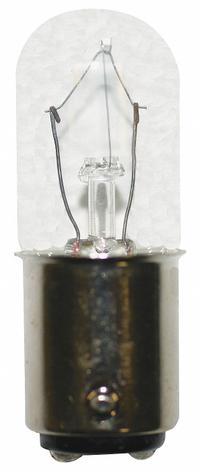 APPROVED VENDOR Incandescent Bulb: Incandescent, Double Contact Bayonet (BA15d), (T) Tubular, T6 (MPN C244-1). Key specifications — Light Color: White; Trade Number: C244-1; Voltage: 12V AC; Brand: APPROVED VENDOR; Bulb Shape: T6.