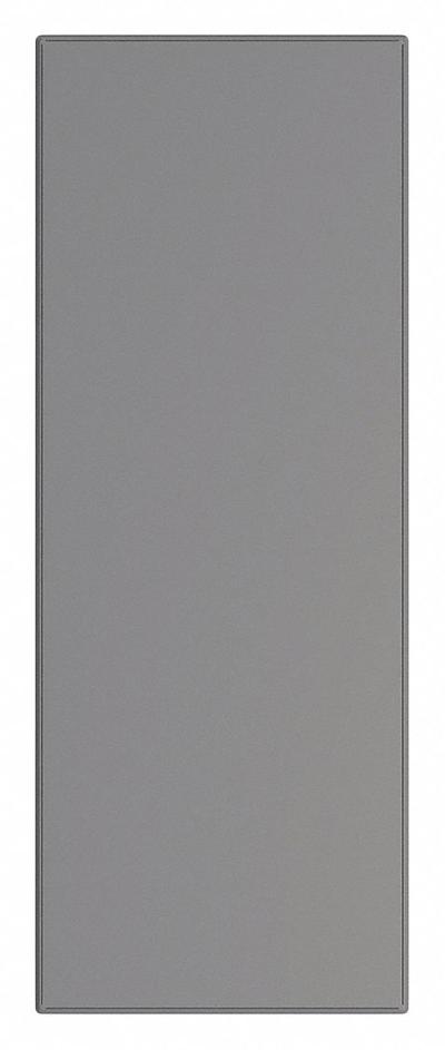 ASI GLOBAL PARTITIONS Partition Panel: Steel, Smooth Semi Gloss, Charcoal, 58 in Ht, 22 in Wd - Panels & Panel Posts for Bathroom Partitions
