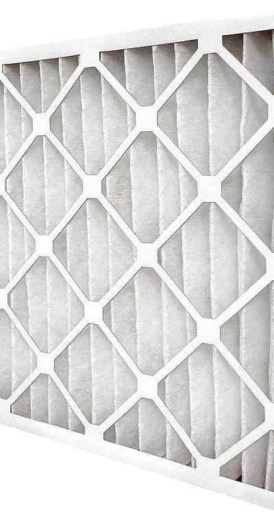 GRAINGER Pleated Air Filter: 18 in x 28 in x 1 in, MERV 8 - MERV 8 Pleated Air Filters