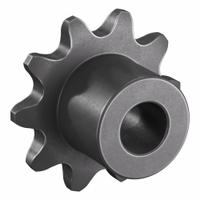 TSUBAKI Sprocket: One-Sided Hub, For Single Strands, 25, 10 Teeth, 0.809 in Pitch Dia, Steel (MPN 25B10). Key specifications — Brand: TSUBAKI.