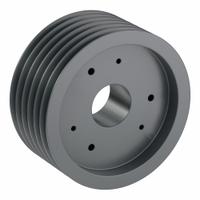 APPROVED VENDOR V-Belt Pulley: C130, 6 Groove, 13.4 in OD, Bushed Bore, F, For C/CX Belt Section (MPN 6C130F). Key specifications — Pulley Industry Number: C130; Pitch Diameter: 13 in (C); For Belt Section (broad, with similar types): C or CX.